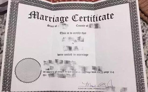  美國(guó)結(jié)婚證翻譯